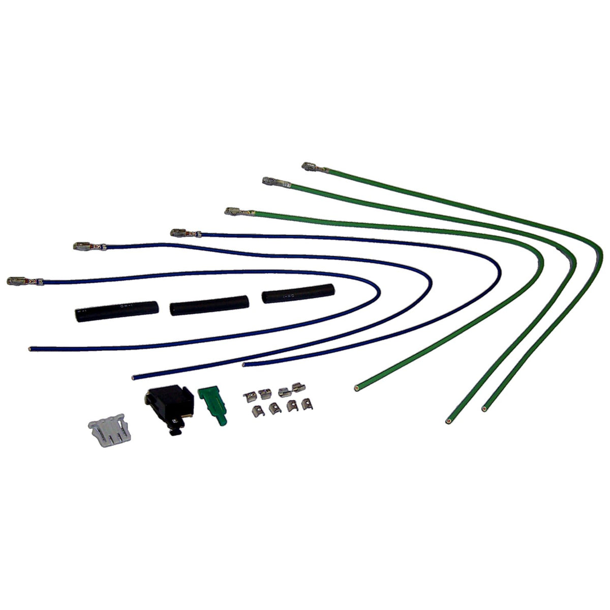 Multi colors hvac blower motor resistor harness from Crown Automotive Jeep Replacement part number 5102406AA
