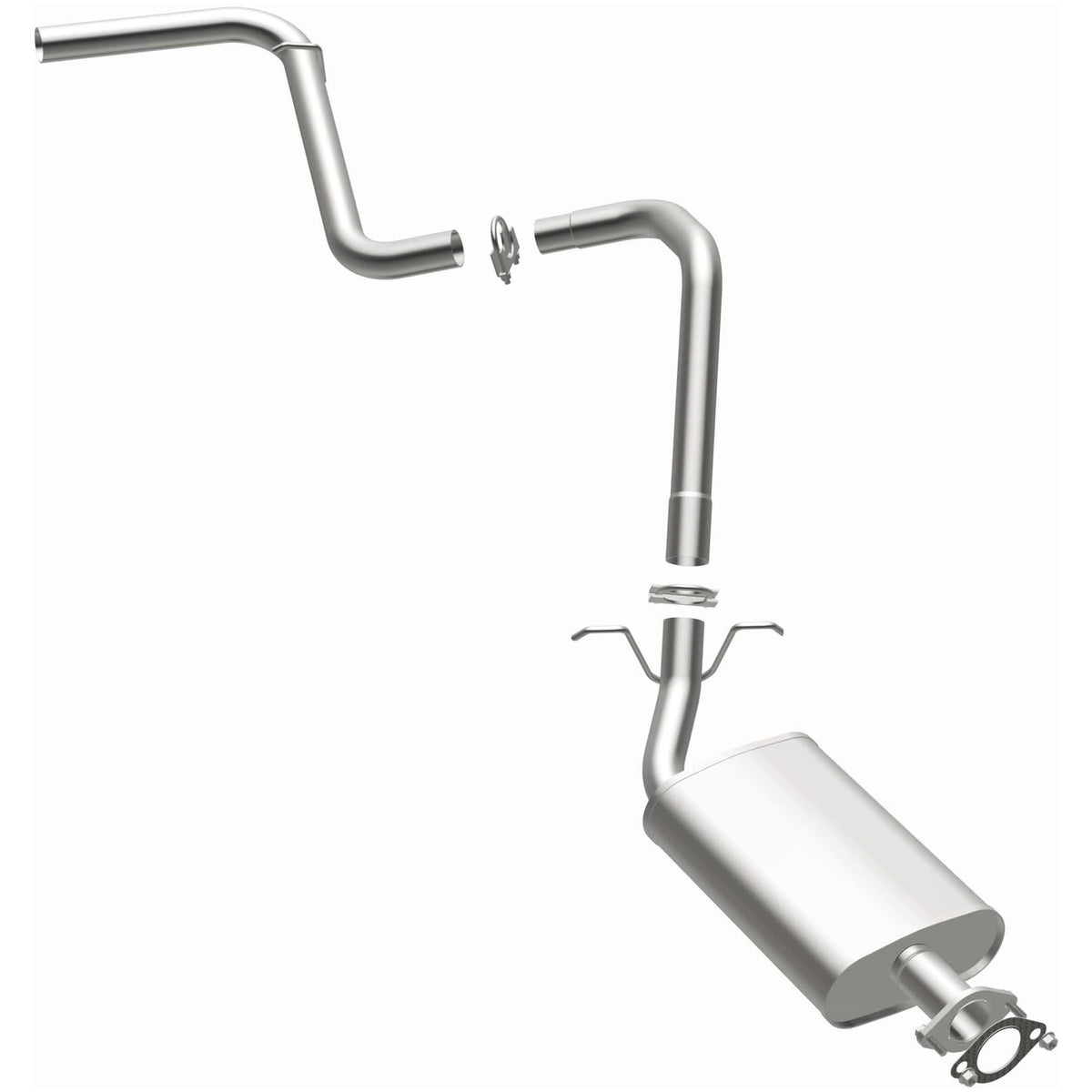 Satin exhaust system kit from BRExhaust part number 106-0138