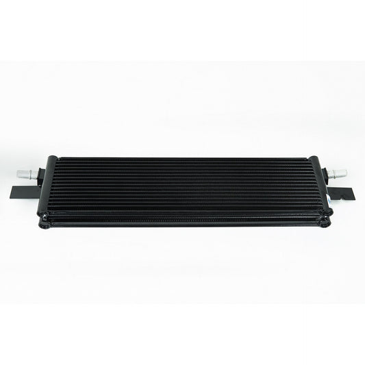 Black aluminum automatic transmission oil cooler from CSF Cooling - Racing & High Performance Division part number 8183
