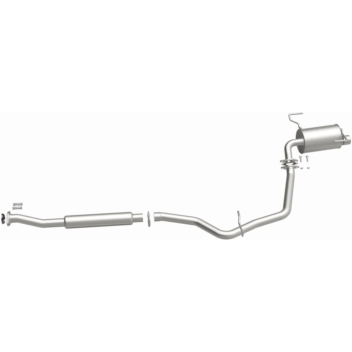 Satin exhaust system kit from BRExhaust part number 106-0558