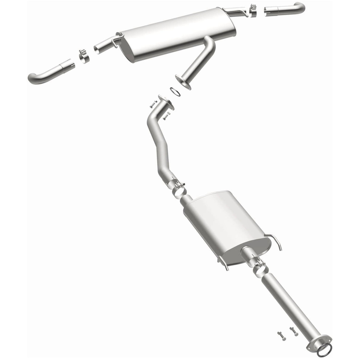 Satin exhaust system kit from BRExhaust part number 106-0958