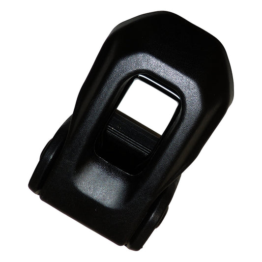 Black hood latch from Crown Automotive Jeep Replacement part number 68240952AD