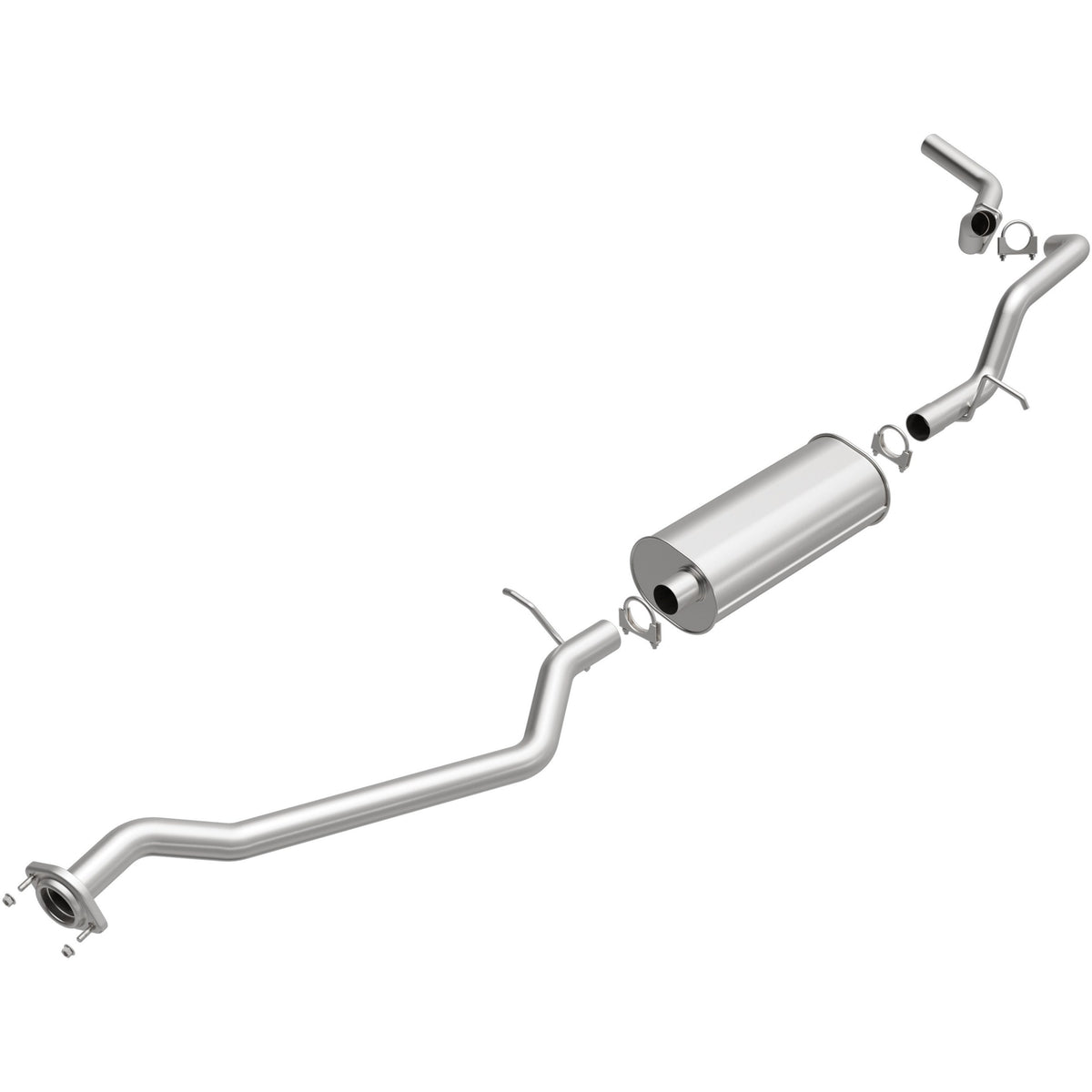 Satin exhaust system kit from BRExhaust part number 106-0509