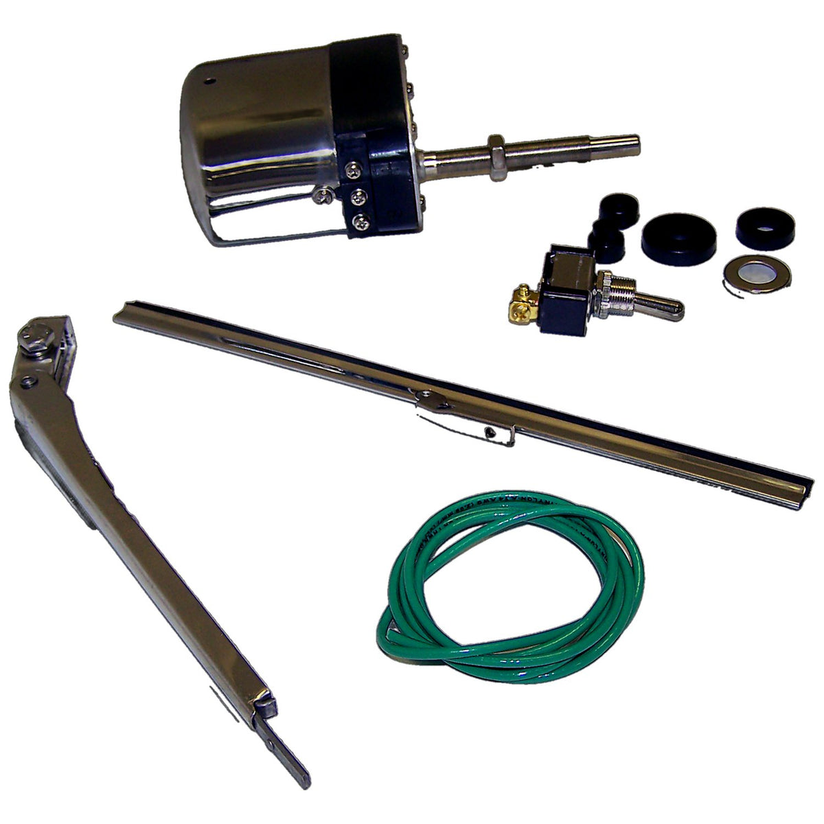 Stainless wiper motor kit from Crown Automotive Jeep Replacement part number 12VST