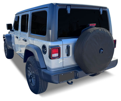 Black spare tire cover from Covercraft part number ST1104BK