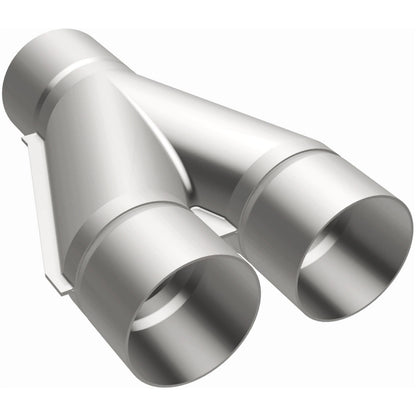 Satin stainless steel exhaust y pipe from MagnaFlow Exhaust Products part number 10798