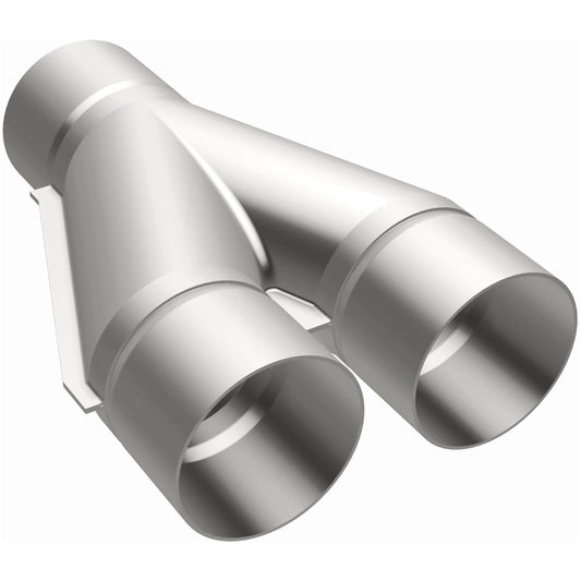 Satin stainless steel exhaust y pipe from MagnaFlow Exhaust Products part number 10798
