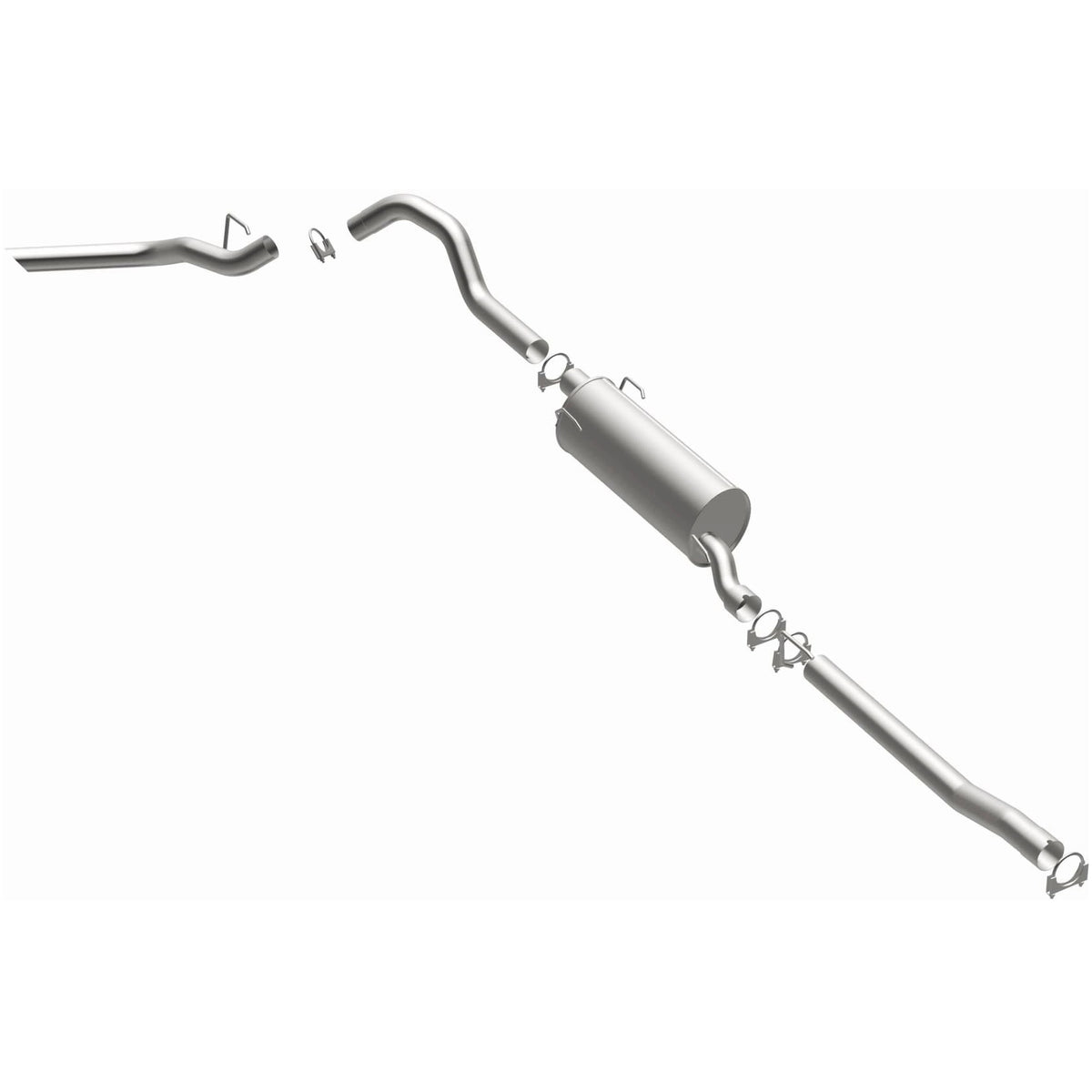 Satin exhaust system kit from BRExhaust part number 106-0525