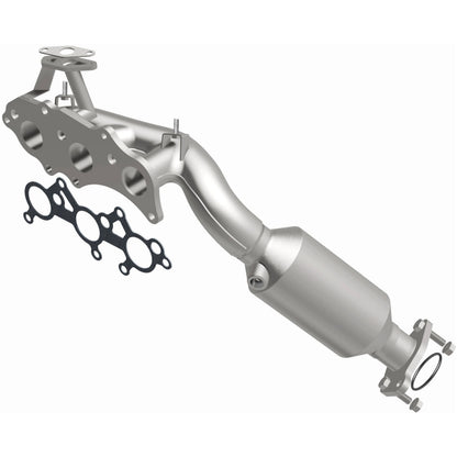 Uncoated stainless steel catalytic converter with integrated exhaust manifold from MagnaFlow Exhaust Products part number 5582431
