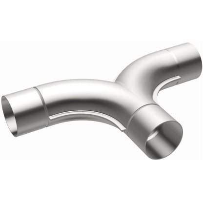 Natural stainless steel exhaust y pipe from MagnaFlow Exhaust Products part number 10734