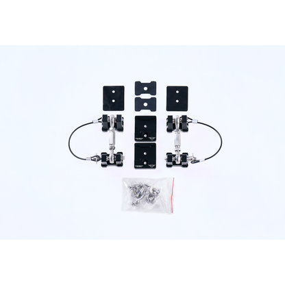 Billet aluminum hood latch with mounting hardware from Combat Off Road part number 99-1090