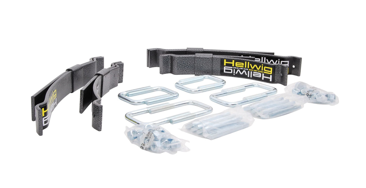 Silver hammertone leaf helper spring from Hellwig part number 1515