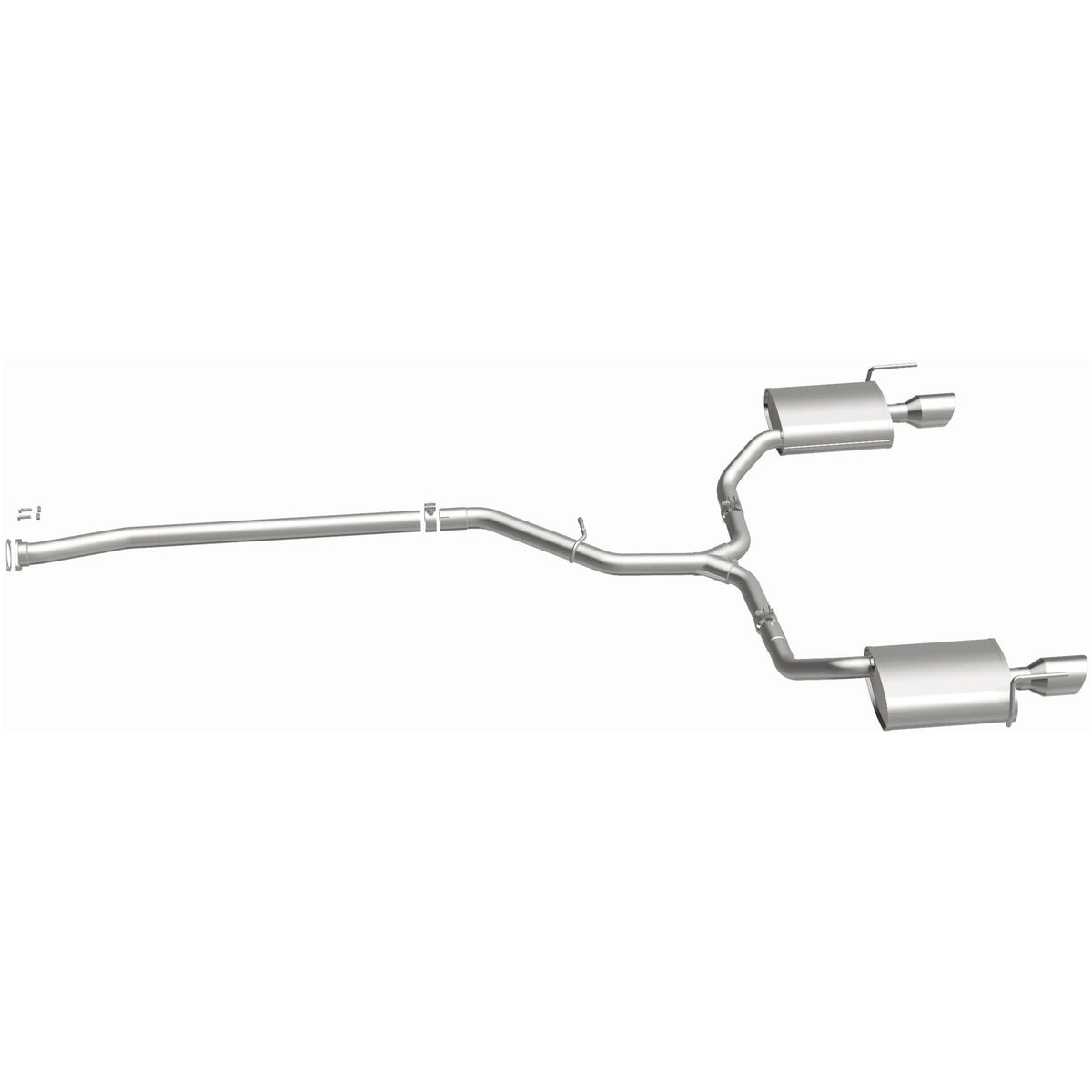 Satin exhaust system kit from BRExhaust part number 106-1023