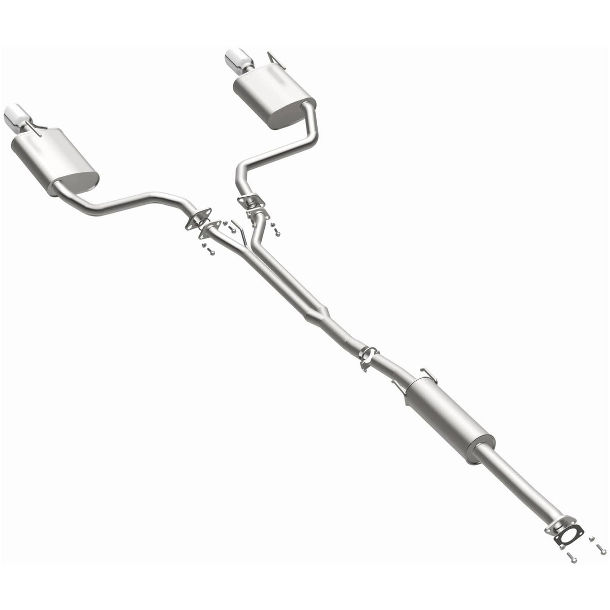 Satin exhaust system kit from BRExhaust part number 106-0167