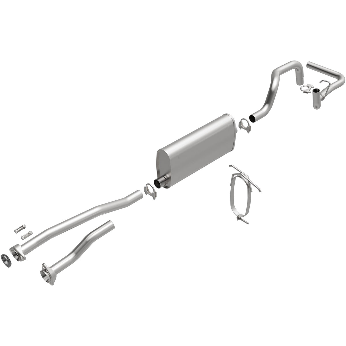Satin exhaust system kit from BRExhaust part number 106-0178