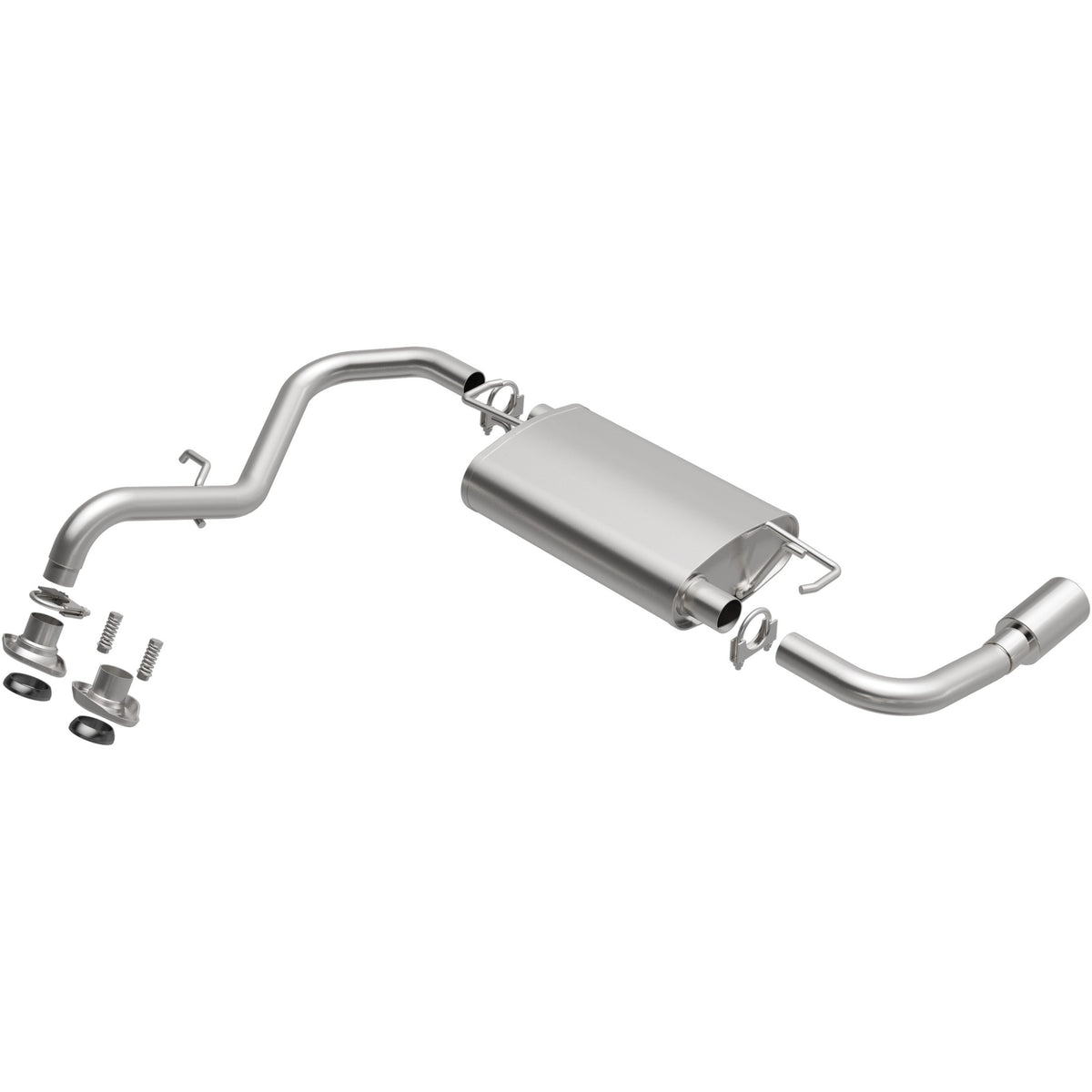Satin exhaust system kit from BRExhaust part number 106-0061