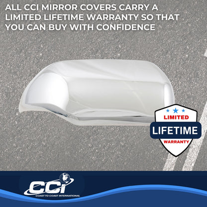 Black gloss painted abs plastic door mirror cover from Coast To Coast part number MC67553R