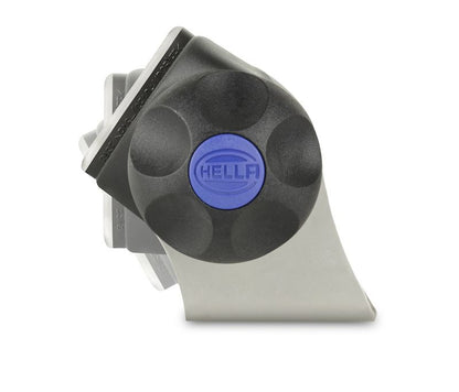 Black plastic light bar with mounting hardware from Hella part number 958040521