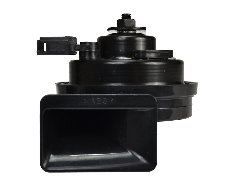 Black horn with mounting hardware from Hella part number 012010901