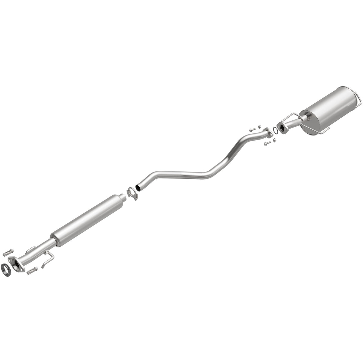 Satin exhaust system kit from BRExhaust part number 106-0057