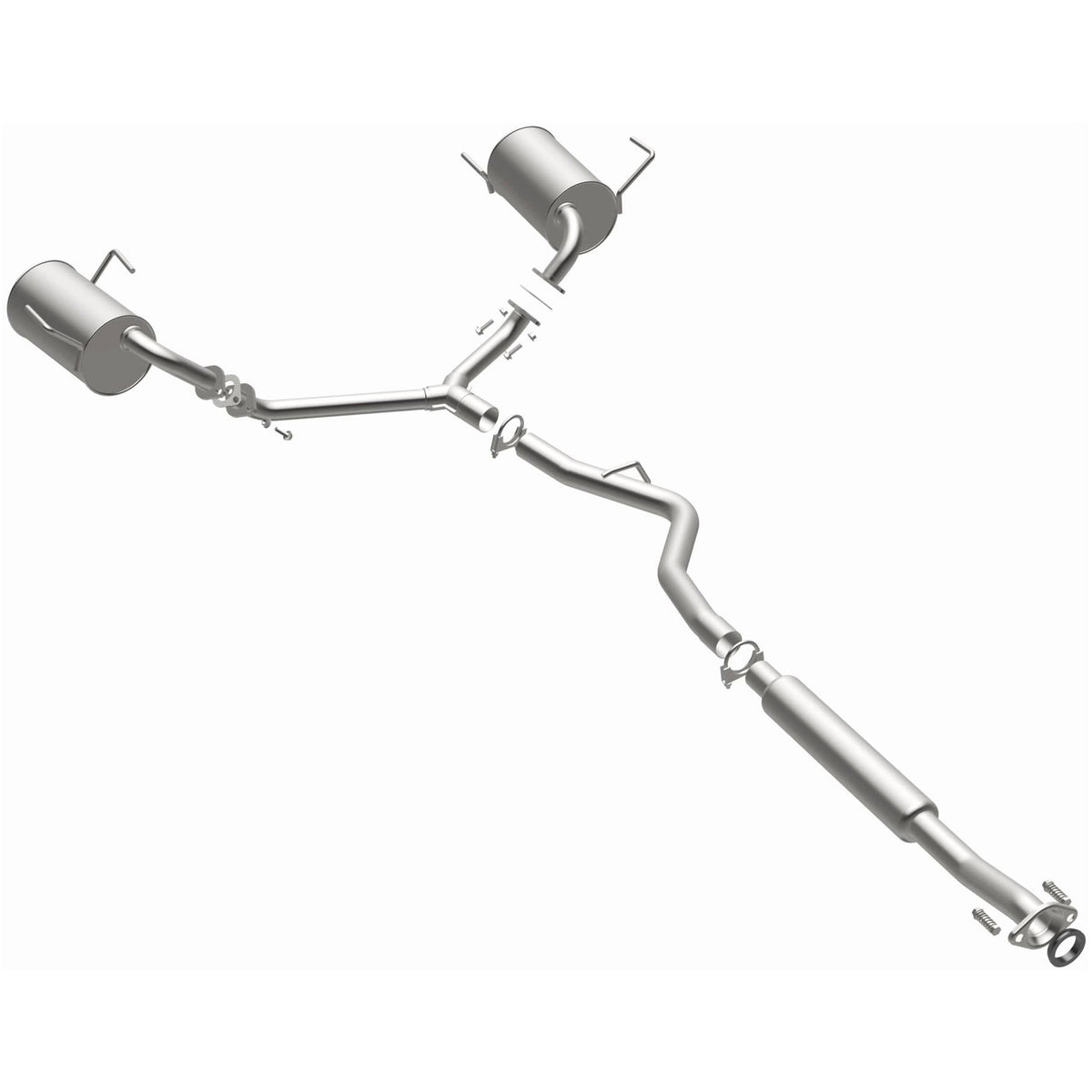 Satin exhaust system kit from BRExhaust part number 106-0133