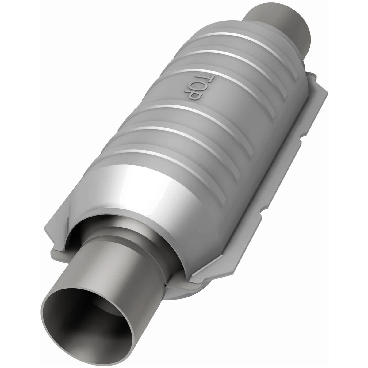 Stainless stainless steel catalytic converter from MagnaFlow Exhaust Products part number 418005