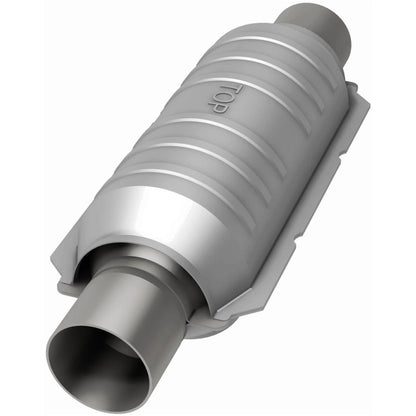 Stainless stainless steel catalytic converter from MagnaFlow Exhaust Products part number 418005