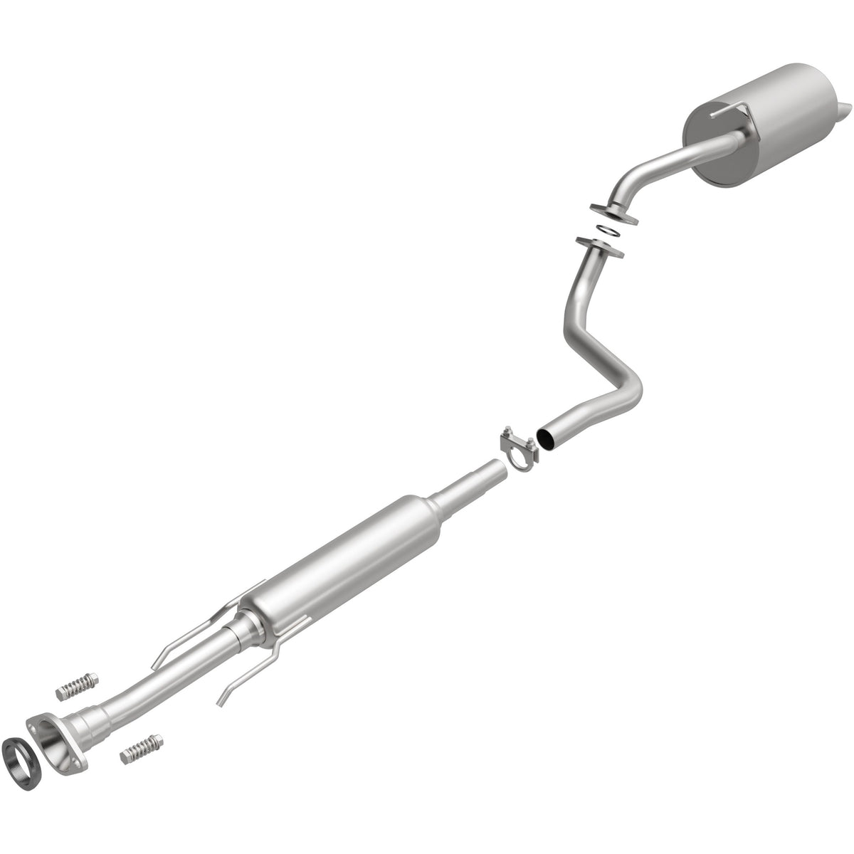 Satin exhaust system kit from BRExhaust part number 106-0266