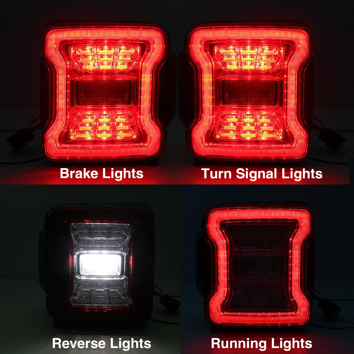 Smoked lens tail light set from AMERICAN MODIFIED part number AMJPCA03309
