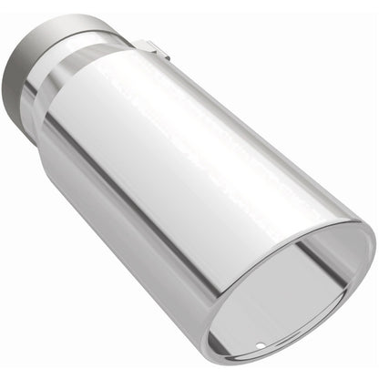 Polished stainless steel exhaust tail pipe tip from MagnaFlow Exhaust Products part number 35214