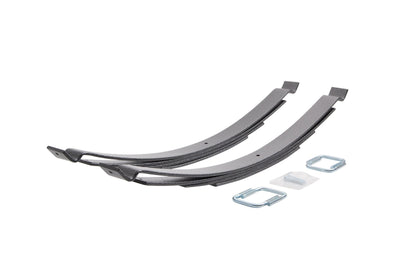 Silver hammertone leaf helper spring from Hellwig part number 3520