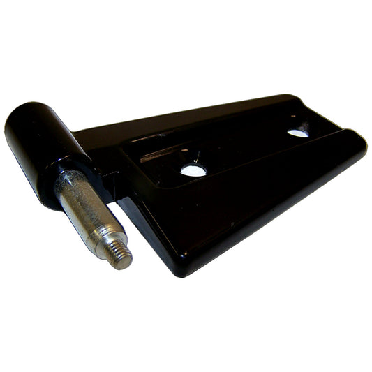 Black door hinge from Crown Automotive Jeep Replacement part number 55395385AC