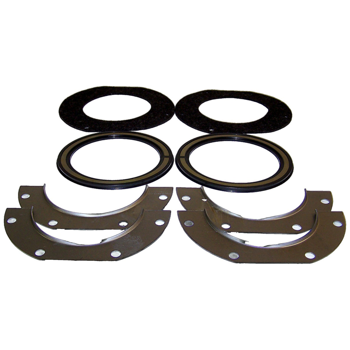 Black, silver steering knuckle seal from Crown Automotive Jeep Replacement part number J0908226