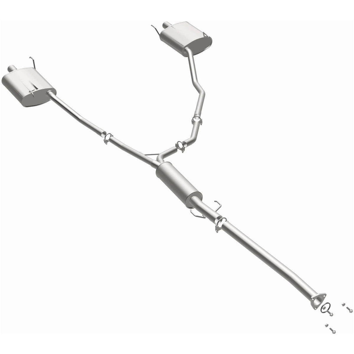 Satin exhaust system kit from BRExhaust part number 106-0333