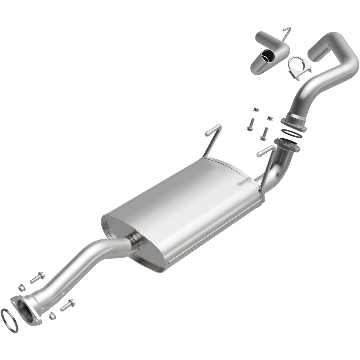 Satin exhaust system kit from BRExhaust part number 106-0022