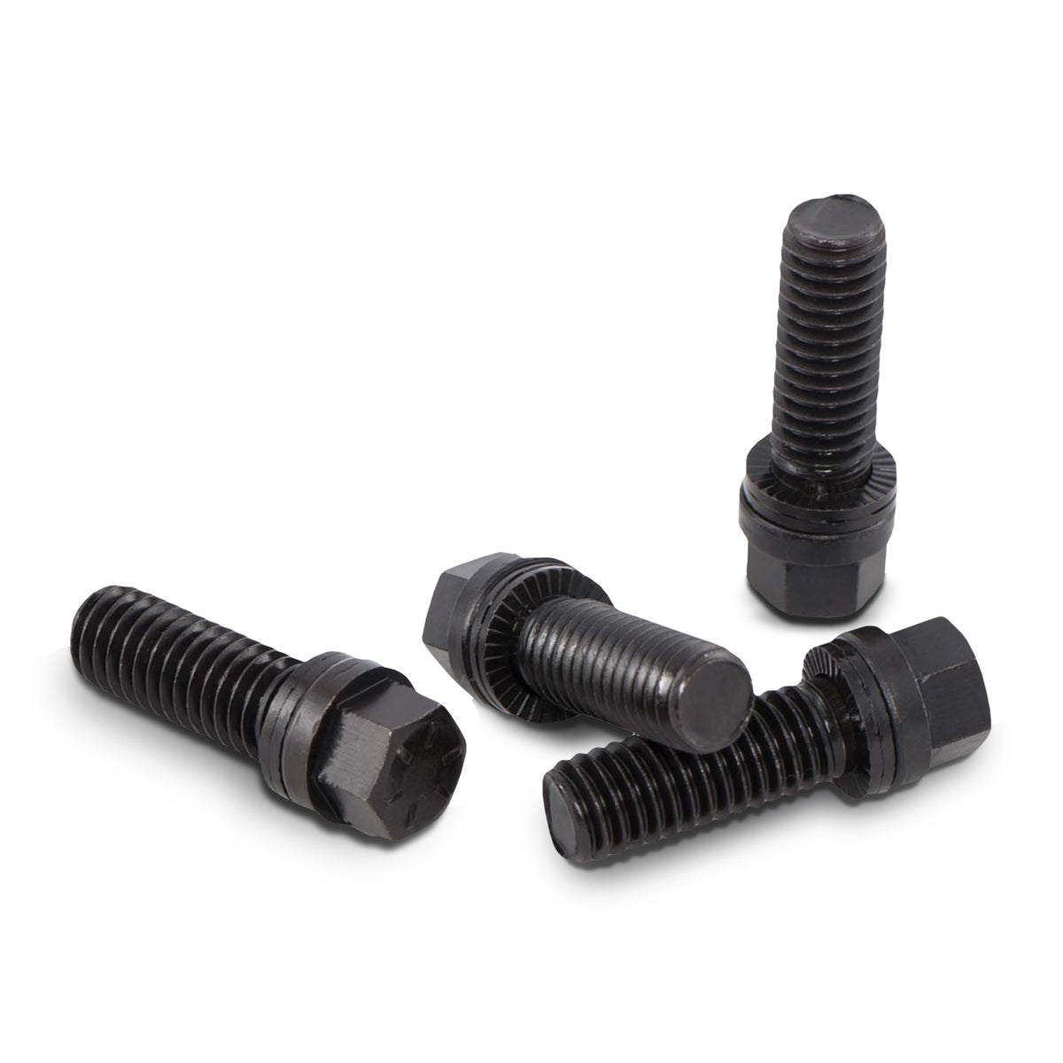 Black oxide steel exhaust header bolt from Proform part number 66751