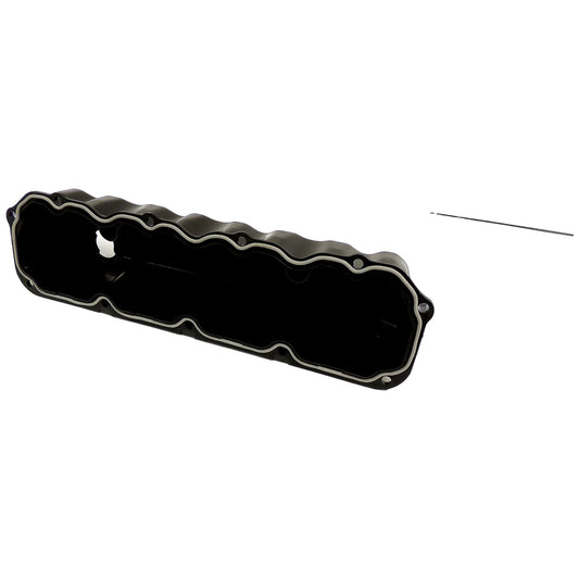 Black engine valve cover from Crown Automotive Jeep Replacement part number 33003857