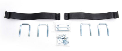 Silver hammertone leaf spring support from Hellwig part number 2002