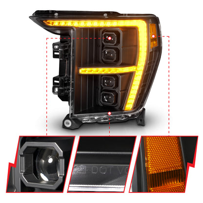 Headlight from ANZO USA part number 111593X-L