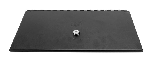 Black floor storage compartment lid from Tuffy Security Products part number 311-01