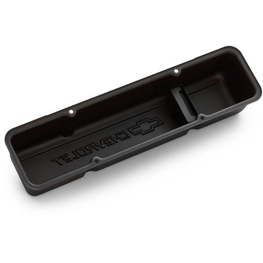 Black powder coated steel engine valve cover from Proform part number 141-751