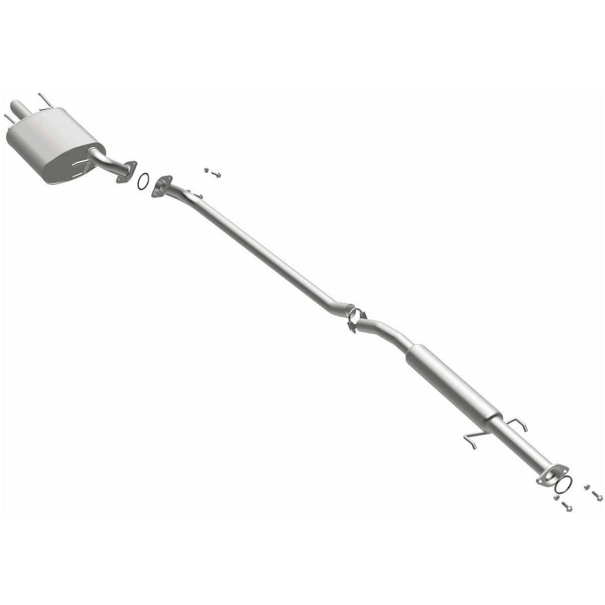Satin exhaust system kit from BRExhaust part number 106-0274