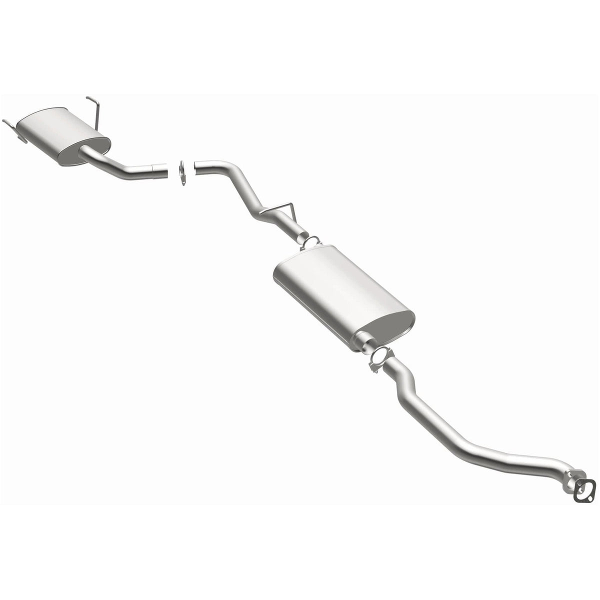Satin exhaust system kit from BRExhaust part number 106-0279