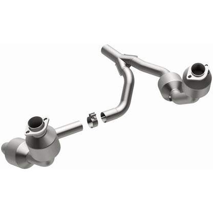 Stainless stainless steel catalytic converter from MagnaFlow Exhaust Products part number 49689