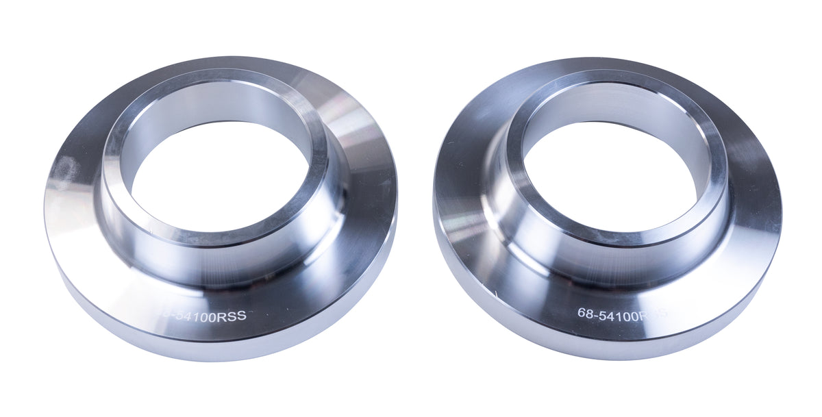 Chrome aluminum coil spring spacer from ReadyLift part number 26-54100