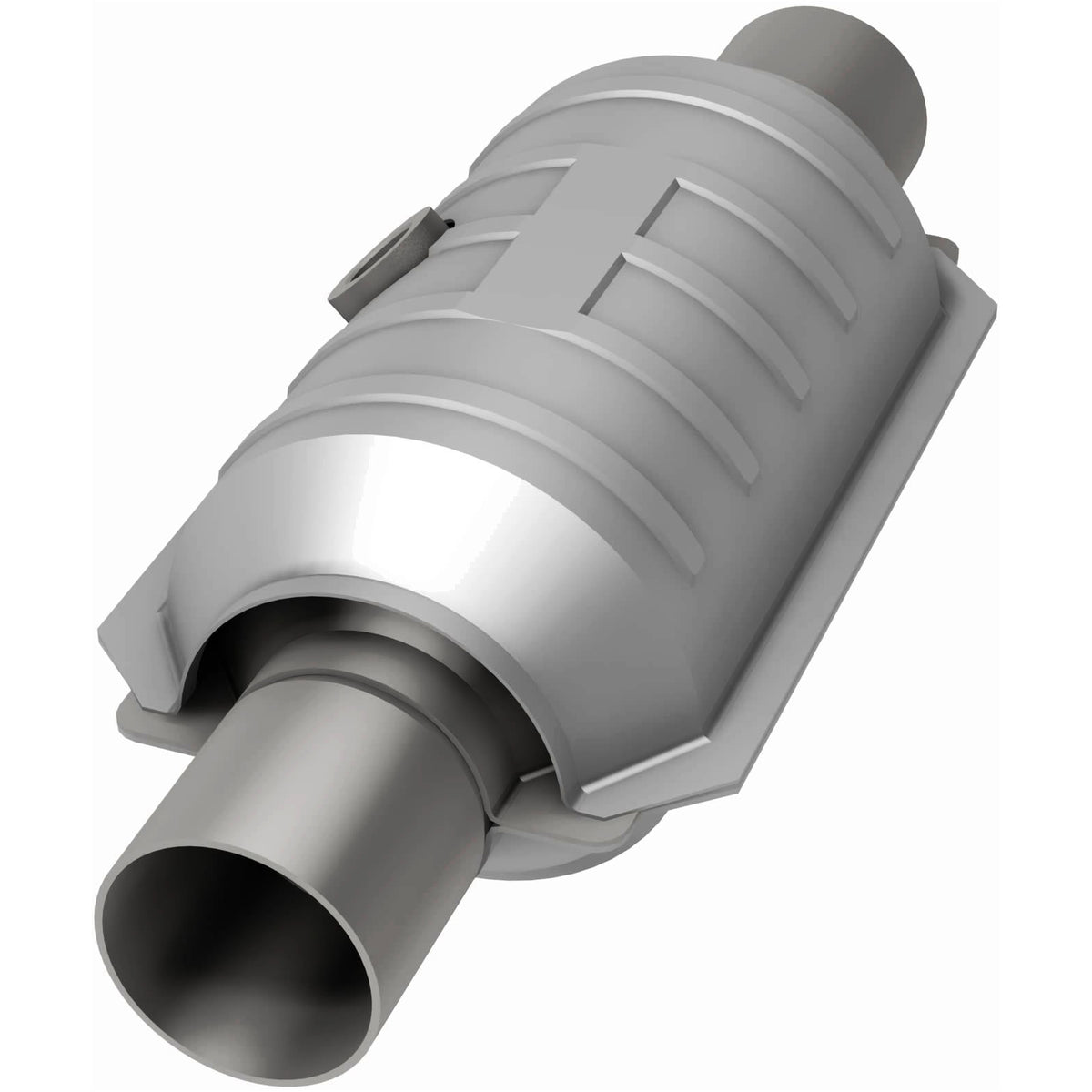 Stainless stainless steel catalytic converter from MagnaFlow Exhaust Products part number 54055