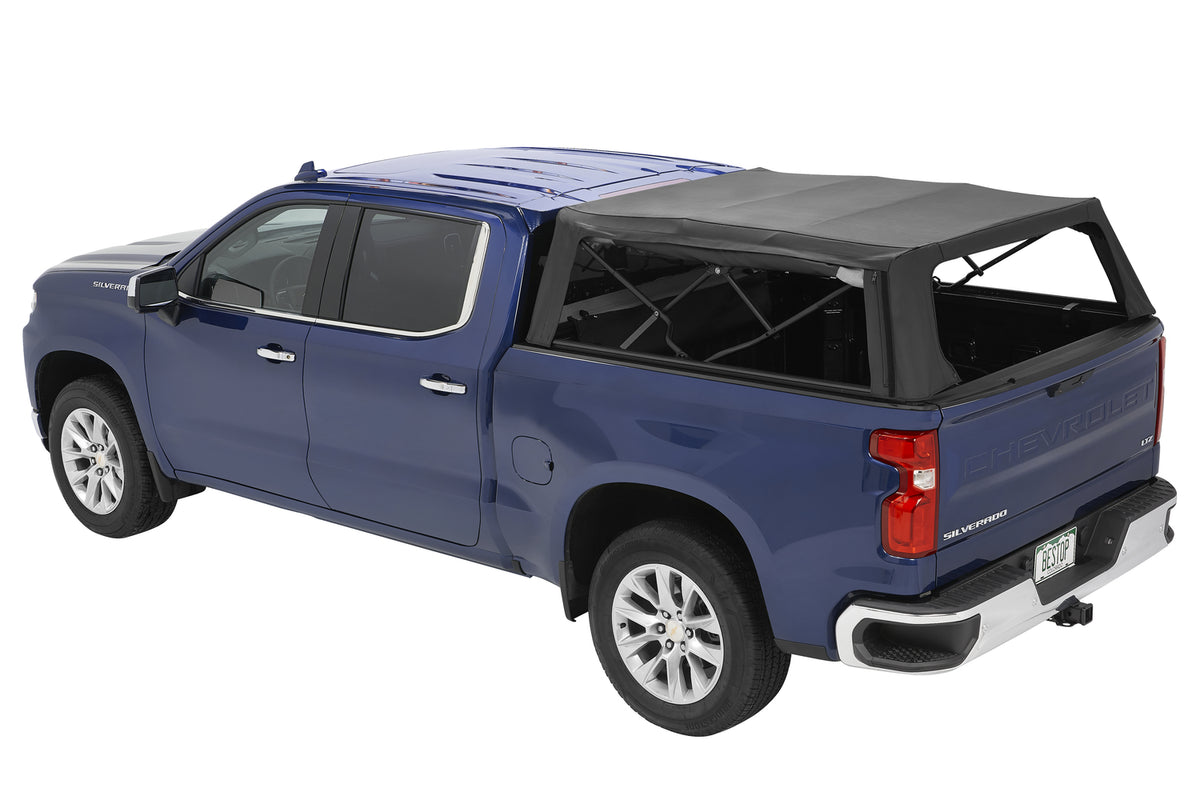 Black diamond truck bed cap from Bestop part number 77319-35
