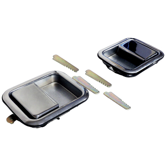 Chrome exterior door handle set from Crown Automotive Jeep Replacement part number 5758172K