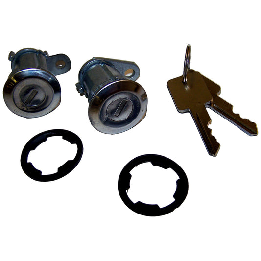 Unpainted door lock kit from Crown Automotive Jeep Replacement part number 8122874K2