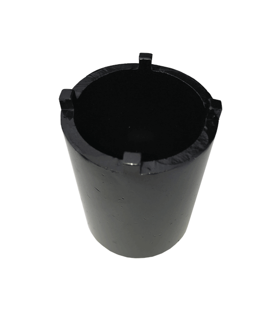 Natural steel spindle nut socket from Mile Marker part number 15002-01